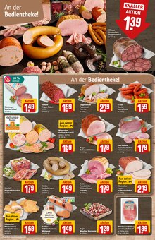 Mettwurst im aktuellen REWE Prospekt (Nürnberg) Mettwurst im REWE Prospekt "Dein Markt" mit 26 Seiten (Nürnberg)