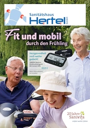 Sanitätshäuser Prospekt von Sanitätshaus Hertel GmbH in Burgstädt Aktueller Sanitätshaus Hertel GmbH Sanitätshäuser Prospekt für Burgstädt: Fit und mobil durch den Frühling mit 6 Seiten, 11.03.2026 - 31.05.2026