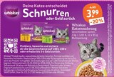 Whiskas Katzennahrung im tegut Prospekt Katzennahrung von Whiskas im aktuellen tegut Prospekt für 3,99 €