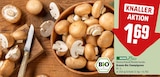 Braune Bio Champignons im Angebot bei REWE in Augsburg Braune Bio Champignons Angebote von REWE Bio bei REWE Augsburg für 1,69 €