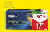 Tee Pfefferminze im Angebot bei Netto Marken-Discount in Bünde Tee Pfefferminze Angebote von Meßmer bei Netto Marken-Discount Bünde für 1,17 €