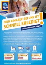 ALDI SÜD Prospekt für Erkelenz mit 1 Seiten ALDI SÜD Prospekt für Erkelenz: "Gemeinsam geht alles!", 1 Seiten, 14.11.2020 - 06.12.2020