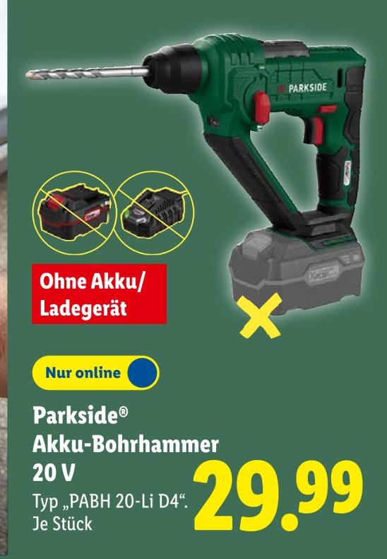 Akku-Bohrhammer 20 V