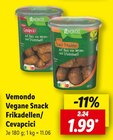 Vegane Snack Frikadellen/Cevapcici Angebote von Vemondo bei Lidl Sindelfingen für 1,99 €