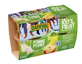 Fruits pomme poire - 4 x 100 g - DANIVAL dans le catalogue NaturéO