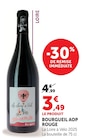 Bourgueil AOP Rouge - La Loire à Vélo en promo chez Hyper U Saintes à 3,49 €