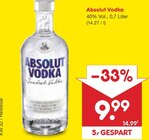 Vodka Angebote von Absolut bei Netto Marken-Discount Elmshorn für 9,99 €