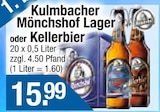 Mönchshof Lager von Kulmbacher im aktuellen Getränke City Prospekt für 15,99 €