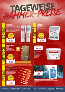 PROFI Wesch Prospekt der KW 6 "KOMPETENT. PERSÖNLICH. REGIONAL." Aktueller PROFI Wesch Prospekt "KOMPETENT. PERSÖNLICH. REGIONAL." Seite 2 von 8 Seiten
