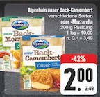 Aktuelles unser Back-Camembert oder -Mozzarella Angebot bei EDEKA in Dresden ab 2,00 €