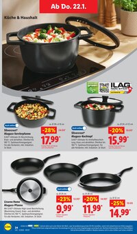 Pfanne im aktuellen Lidl Prospekt (Fürth) Pfanne im Lidl Prospekt "LIDL LOHNT SICH" mit 63 Seiten (Fürth)