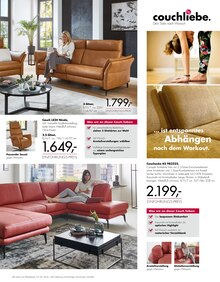 Sofa im aktuellen Polstermöbel Fischer Prospekt (Fürth) Sofa im Polstermöbel Fischer Prospekt "couchliebe" mit 10 Seiten (Fürth)