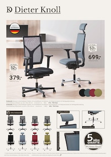 Bürostuhl im XXXLutz Prospekt "Dieter Knoll" mit 41 Seiten (Kiel)