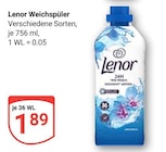 Weichspüler im Angebot bei GLOBUS in Trier Weichspüler Angebote von Lenor bei GLOBUS Trier für 1,89 €