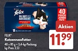 Katzennassfutter Angebote von Felix bei ALDI SÜD Bayreuth für 11,99 €