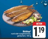 Bücklinge rund Angebote bei EDEKA Fürth für 1,19 €
