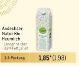 Bio Heumilch von Andechser Natur im aktuellen Metro Prospekt für 1,98 €