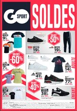 Catalogue Go Sport à Toulouse, avec 2 pages Prospectus Go Sport à Toulouse, "Soldes", 2 pages, 30/06/2021 - 27/07/2021