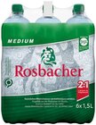 Mineralwasser im Angebot bei REWE in Ettlingen Mineralwasser Angebote von Rosbacher bei REWE Ettlingen für 4,14 €