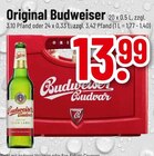 Original Angebote von Budweiser bei Trinkgut Mainz für 13,99 €