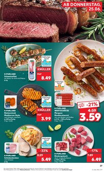 Rindfleisch im Kaufland Prospekt "Hier bin ich richtig" mit 58 Seiten (Reutlingen)