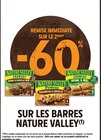 Promo -60 % remise immédiate sur le 2ème sur les barres NATURE VALLEY à  dans le catalogue Intermarché Contact à Gy