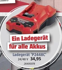 Ladegerät 'P2448C' bei BAUHAUS in Lüdenscheid Ladegerät 'P2448C' im Angebot bei BAUHAUS Lüdenscheid für 34,95 €