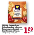 Aktuelle Chips Angebote bei EDEKA in Frankfurt (Main) Aktuelles Chips Cracker pikanter Tomatengeschmack Angebot bei EDEKA in Frankfurt (Main) ab 1,29 €