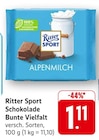 Schokolade Bunte Vielfalt im Angebot bei E center in Filderstadt Schokolade Bunte Vielfalt Angebote von Ritter Sport bei E center Filderstadt für 1,11 €