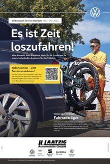 Aktueller Volkswagen Prospekt "Frühlingsfrische Angebote" Seite 1 von 1 Seite für Berlin