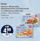 Hähnchen-Minischitzel von Knaup für 4,99 € bei V-Markt im Angebot Hähnchen-Minischitzel von Knaup im aktuellen V-Markt Prospekt