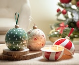 Bougie parfumée de noël ø13 cm, - Gifi Bougie parfumée de noël ø13 cm, à 9,80 € dans le catalogue Gifi