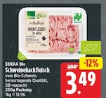 Schweinehackfleisch von EDEKA Bio für 3,49 € bei EDEKA im Angebot Schweinehackfleisch von EDEKA Bio im aktuellen EDEKA Prospekt