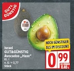 Avocados "Hass" von GUT&GÜNSTIG für 0,99 € bei EDEKA im Angebot Avocados "Hass" von GUT&GÜNSTIG im aktuellen EDEKA Prospekt