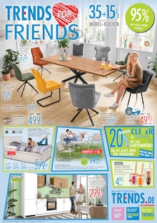 Gartenmöbel im Trends Prospekt "TRENDS FOR FRIENDS" mit 8 Seiten (Wuppertal)