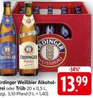 Weißbier Alkoholfrei Angebote von Erdinger bei EDEKA Fellbach für 13,99 €