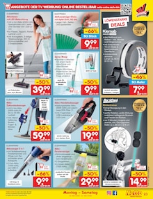 Staubsauger im Netto Marken-Discount Prospekt "Aktuelle Angebote" mit 64 Seiten (Paderborn)