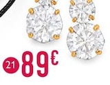 Promo boucles oxydes de zirconium à 89,00 € dans le catalogue E.Leclerc à Saint-Martin