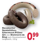 Leberwurst Pfälzer Art Angebote bei E center Heidelberg für 0,99 €