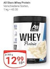Whey Protein Angebote von All Stars bei GLOBUS Mannheim für 12,99 €
