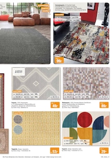 Teppich im Opti-Wohnwelt Prospekt "Dein trendiges Möbelhaus" mit 36 Seiten (Würzburg)