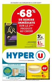 Catalogue Supermarchés Hyper U en cours à Les Epesses et alentours, "Hyper U", 44 pages, 03/06/2025 - 15/06/2025