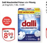 Waschmittel Pulver Angebote von Dalli bei GLOBUS Speyer für 8,99 €