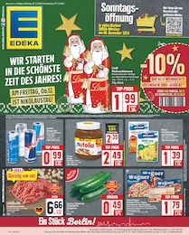 Weihnachtsdekoration Angebot im aktuellen EDEKA Prospekt auf Seite 1