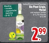 Riesling oder Bio Pinot Grigio, Merlot von VEGAN im aktuellen EDEKA Prospekt für 2,99 €