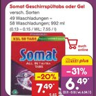 Geschirrspültabs im Angebot bei Netto Marken-Discount in Wermelskirchen Geschirrspültabs Angebote von Somat bei Netto Marken-Discount Wermelskirchen für 6,49 €