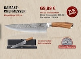 Damast-Chefmesser bei famila Nordost im Nauen Prospekt für 69,99 €