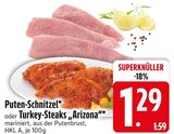 Aktuelles Puten-Schnitzel Angebot bei EDEKA in Ingolstadt ab 1,29 €