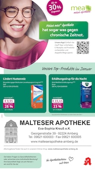 mea - meine apotheke Prospekt der KW 2 "Unsere Januar-Angebote" Aktueller mea - meine apotheke Prospekt "Unsere Januar-Angebote" Seite 1 von 4 Seiten