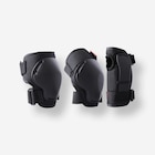 Protektoren Schoner 3er-Set 100 Inliner Skateboard Scooter Kinder schwarz von OXELO im aktuellen Decathlon Prospekt für 12,99 €